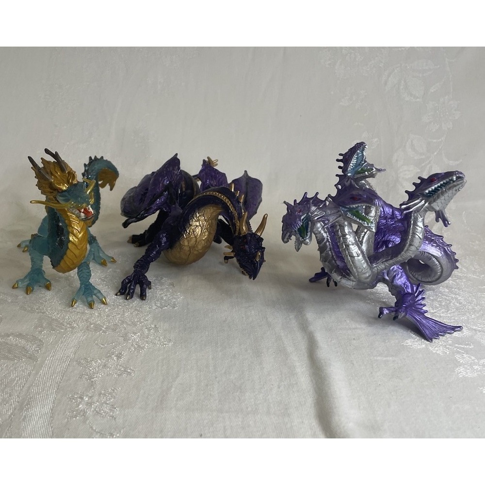 Lot of 3 Safari Ltd Fantasy Figure Toy Dragons Mythical Creatures Chinese Dragon